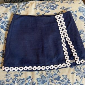 Lilly Pulitzer Navy Blue Skort